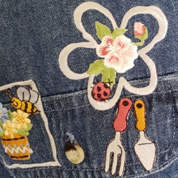 Bumble Bee/ Gardener Peter Joseph & Honey Denim Button Down - Picture 6 of 9